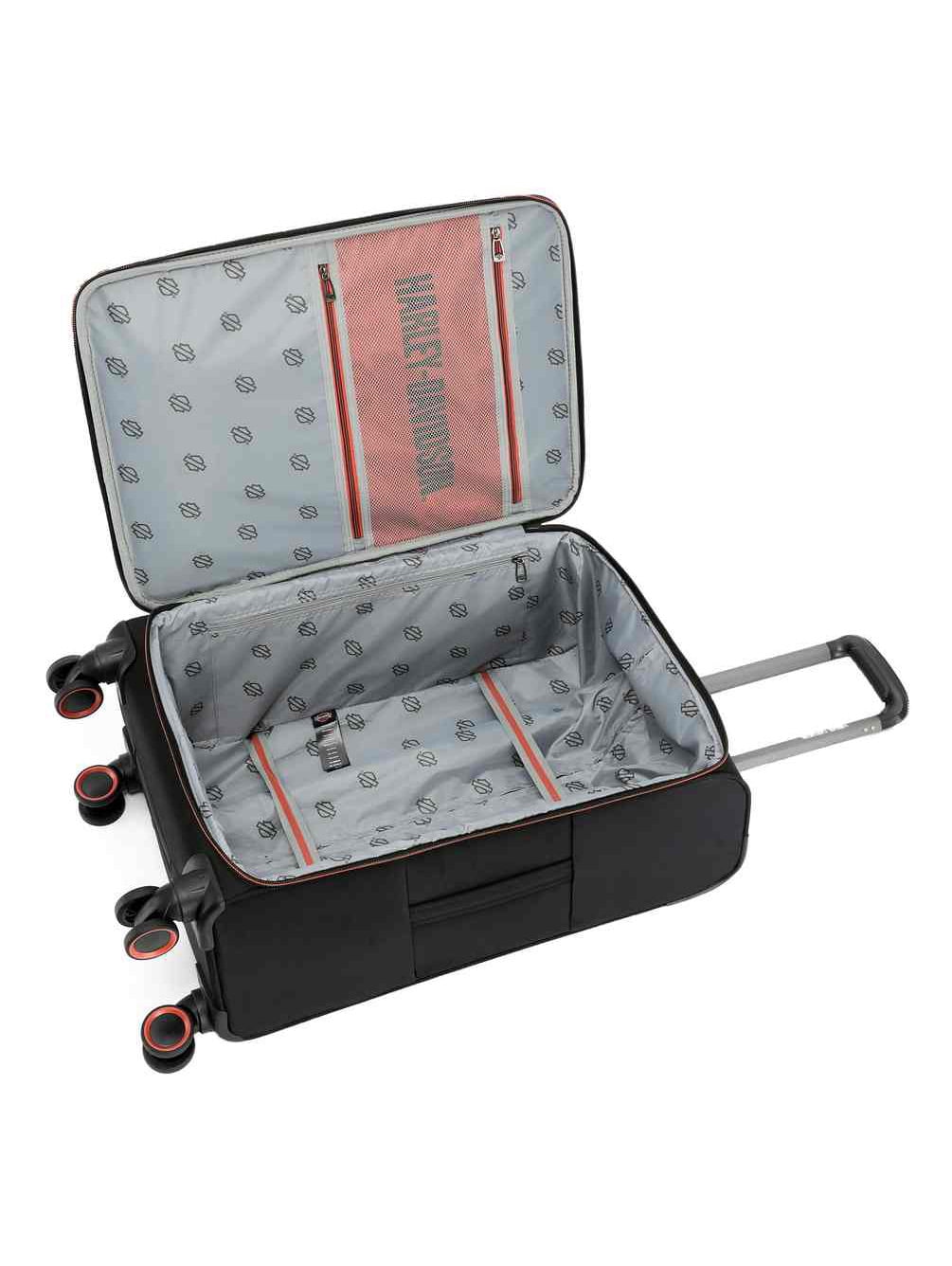 26 in. Cruiser Soft Sided Expand Spinner Wheeling Luggage, Black