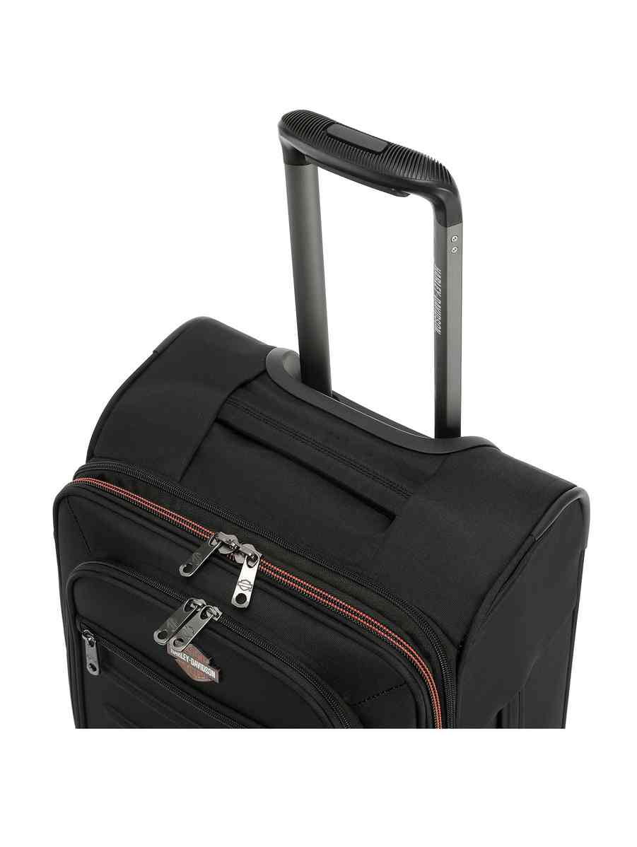 26 in. Cruiser Soft Sided Expand Spinner Wheeling Luggage, Black