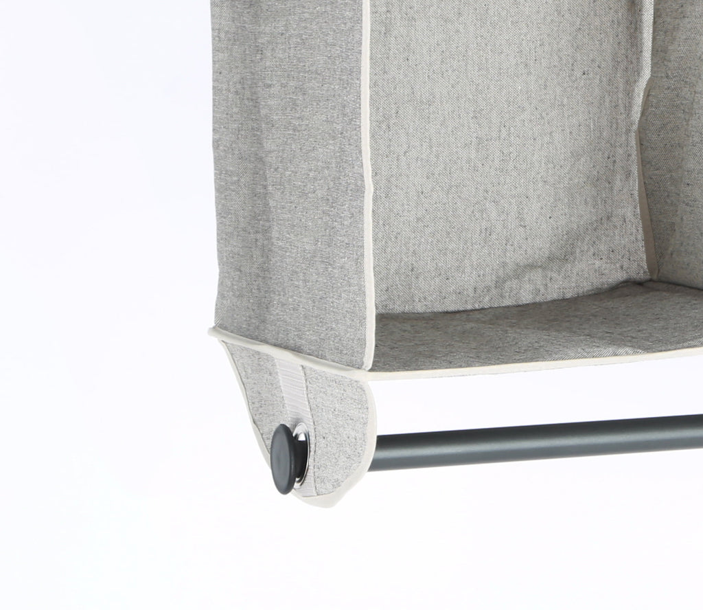 &amp; Gardens 4-Shelf Hanging Closet Organizer with Rack, Gray