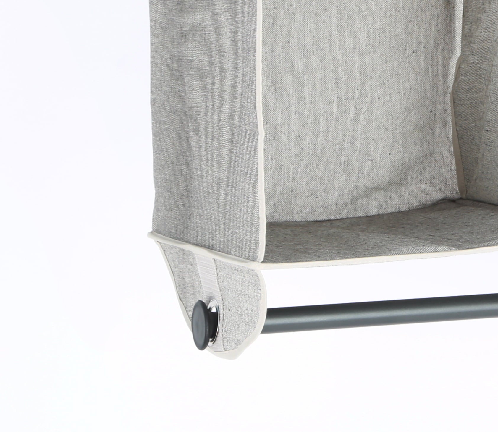 &amp; Gardens 4-Shelf Hanging Closet Organizer with Rack, Gray