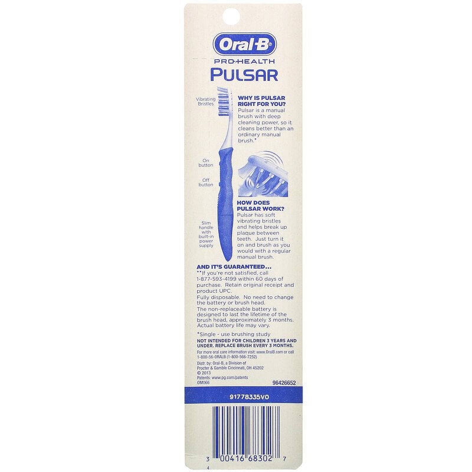 2 Pack - Pulsar Toothbrush Soft 1 Each