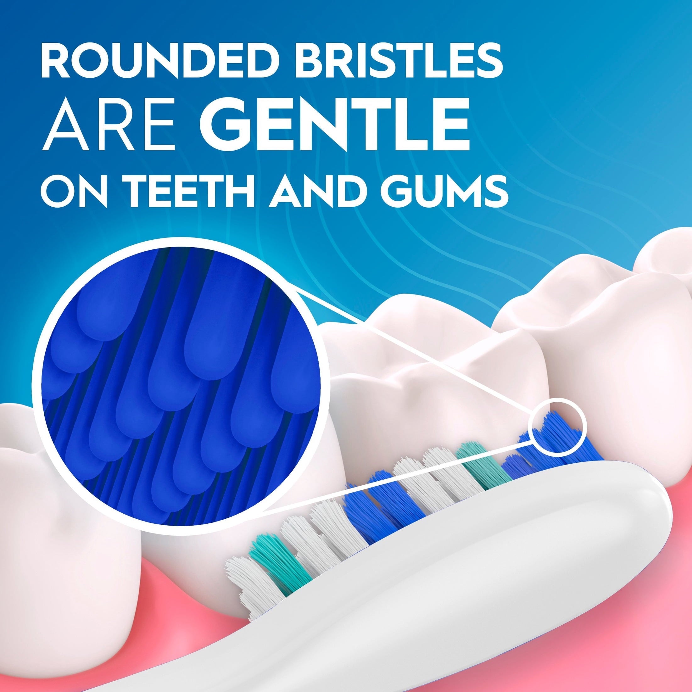 (4 pack) Toothbrush Pack, Essential Clean Manual Toothbrushes, Soft Bristles, 6 Count