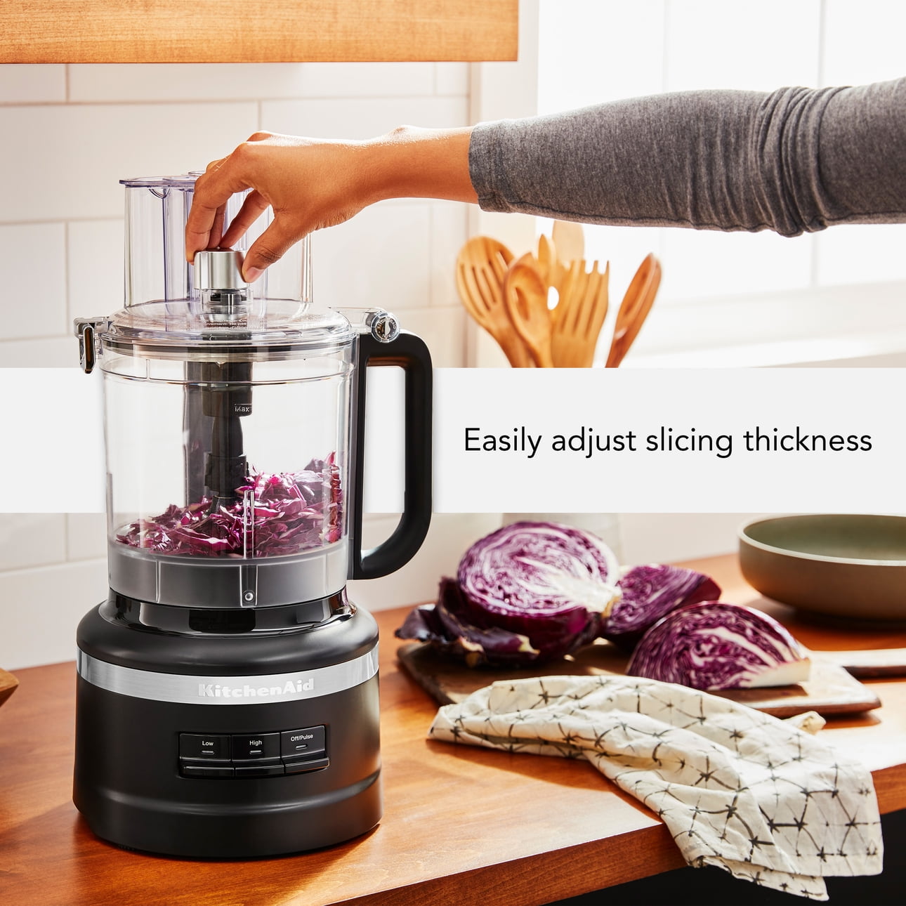 13-Cup Food Processor, Black Matte, KFP1318