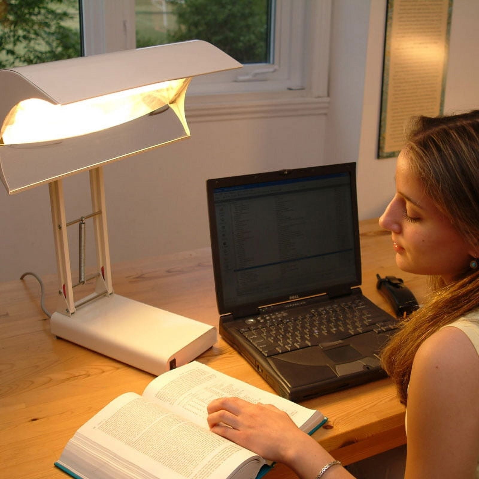 10,000 Lux, Bright Light Therapy Desk Lamp