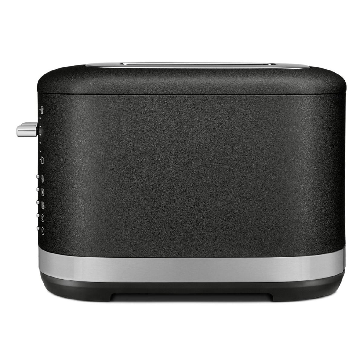 2 Slice Metal Toaster | Cast Iron Black