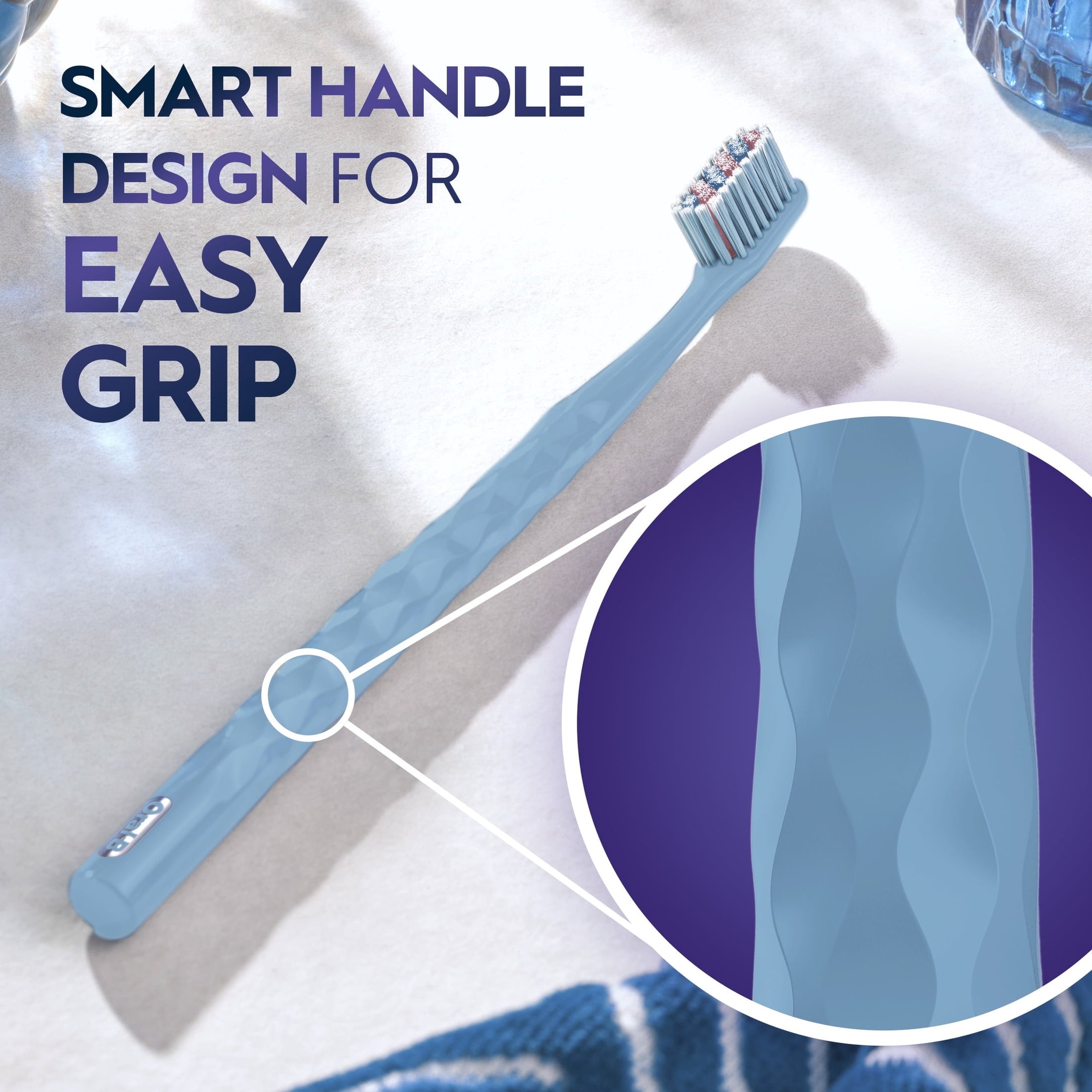 (2 pack) Toothbrush Pro Whitening Brilliance, Medium, Sky Blue, 1 Count